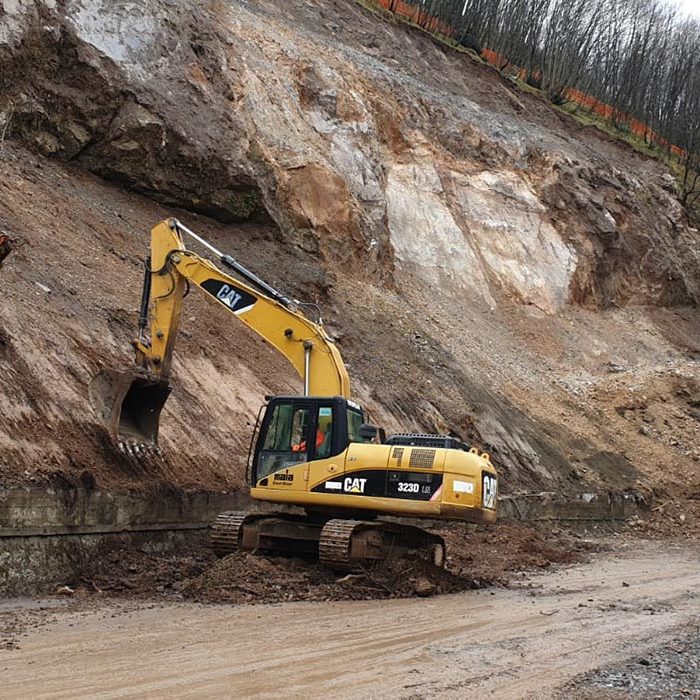 Ripristino e consolidamento della scarpata a monte della S.P. ex SS19