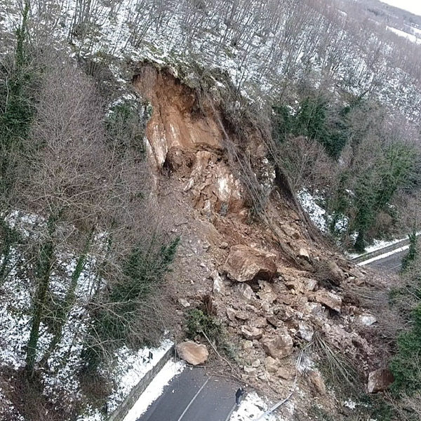 Ripristino e consolidamento della scarpata a monte della S.P. ex SS19