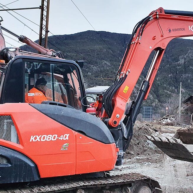 Escavatore Kubota KX080 - 4A