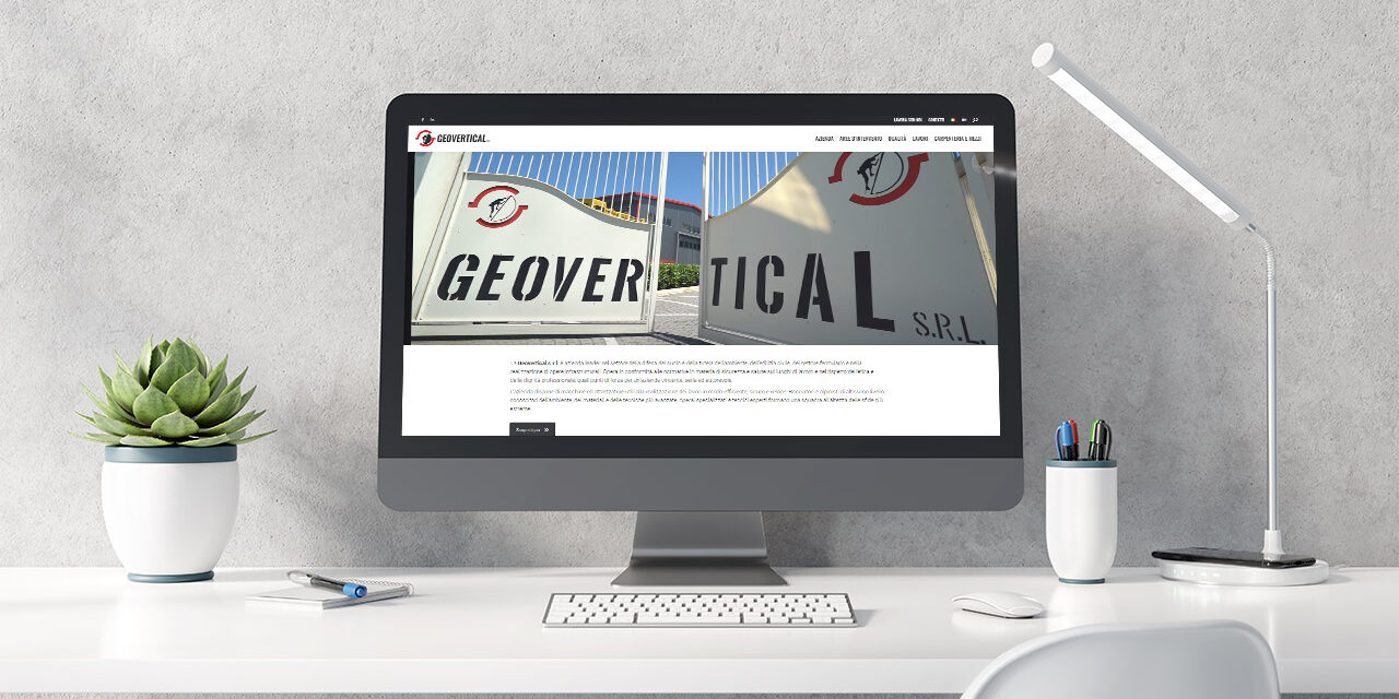 Nuovo sito Geovertical srl Nuovo sito Geovertical srl