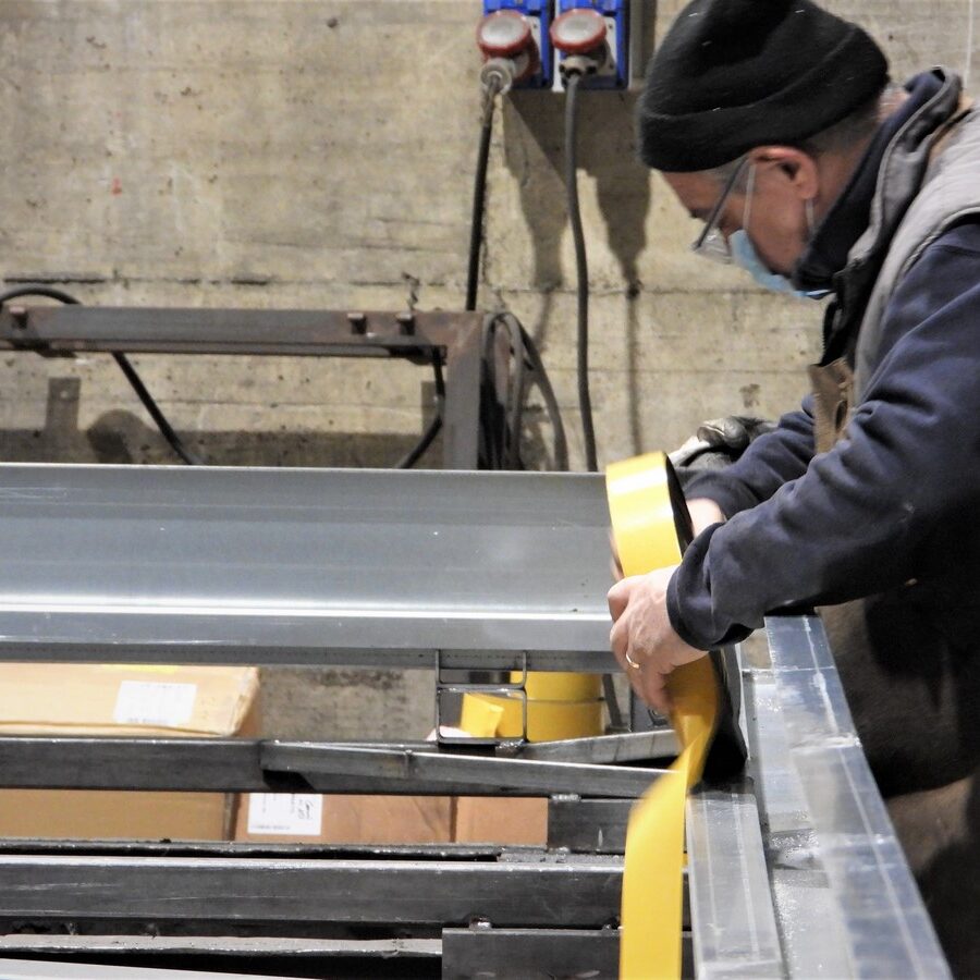 Campo Base Geovertical - lavorazione delle varie componenti