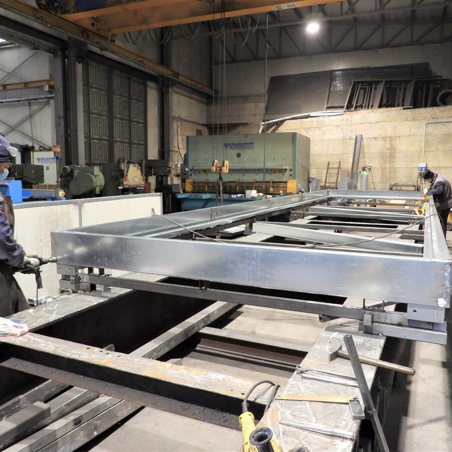 Campo Base Geovertical - lavorazione delle varie componenti