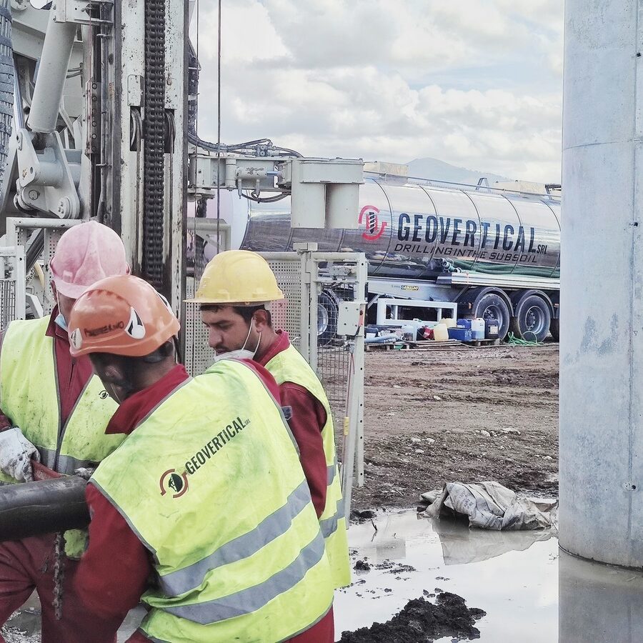 Cantiere CFT Caserta - Carotaggi su opere in c.a.