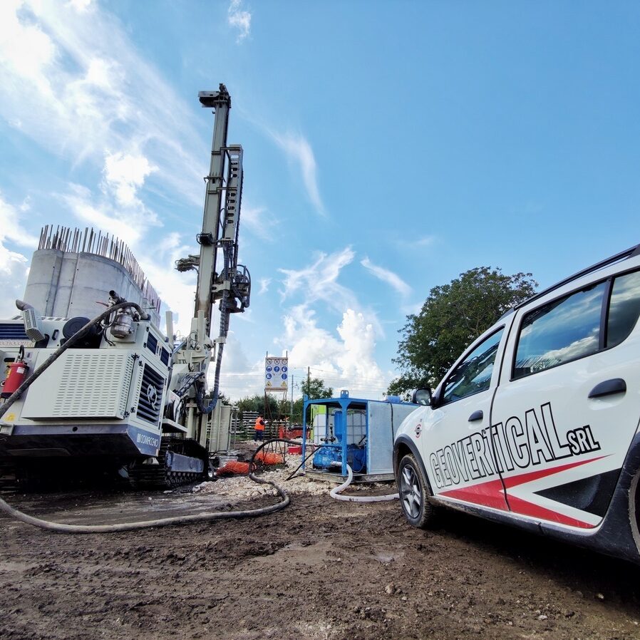 Cantiere CFT Caserta - Carotaggi su opere in c.a.