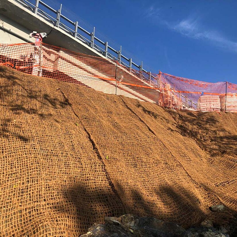 Posa bioreti antierosione