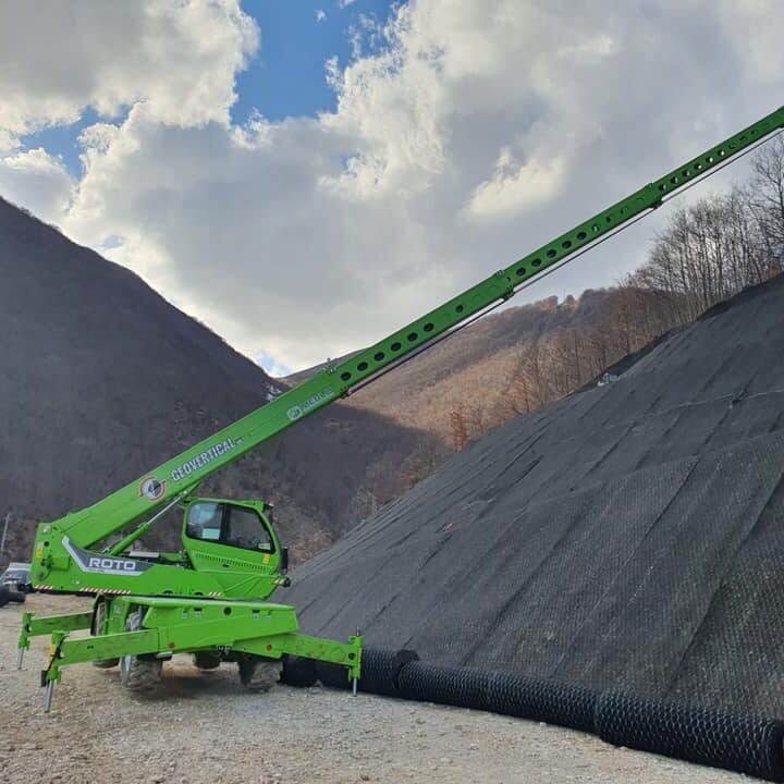 Tre Valli Umbre. Rafforzamento pendice