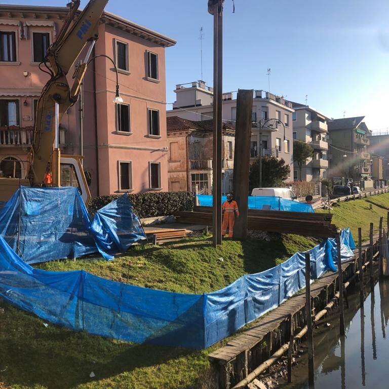 Realizzazione degli impalcati di acciaio